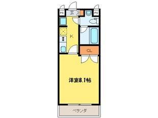 コンドミニアム薬院駅の物件間取画像